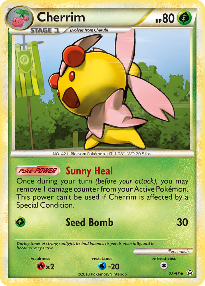 Cherrim (28/95) [HeartGold &amp; SoulSilver: Unleashed] 