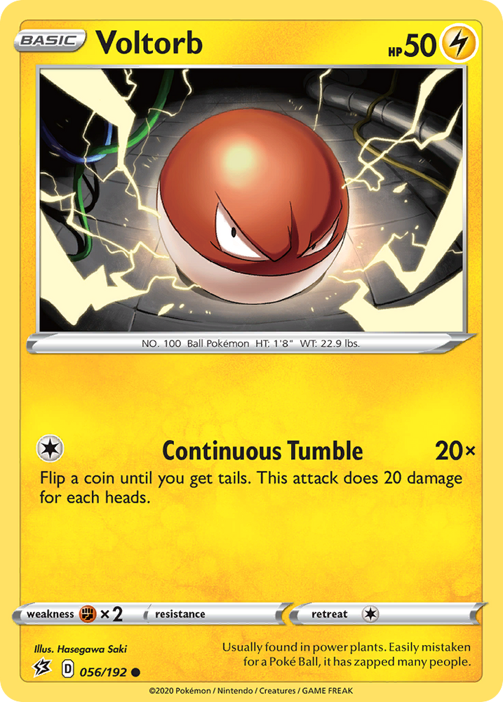 Voltorb (056/192) [Sword &amp; Shield: Rebel Clash] 