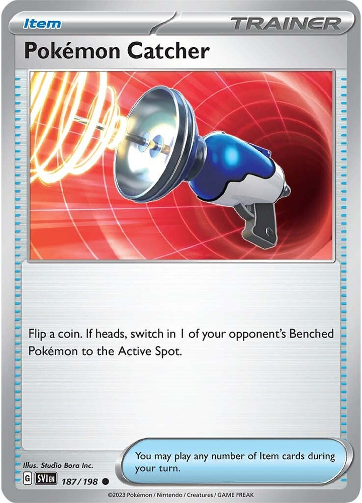 Pokemon Catcher (187/198) [Scarlet &amp; Violet: Base Set] 