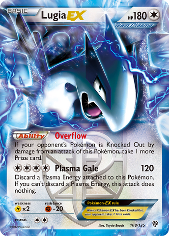 Lugia EX (108/135) [Black &amp; White: Plasma Storm] 