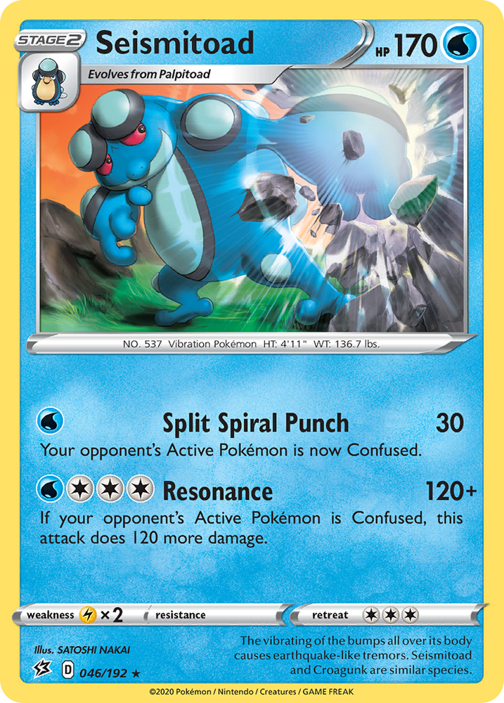 Seismitoad (046/192) [Sword &amp; Shield: Rebel Clash] 