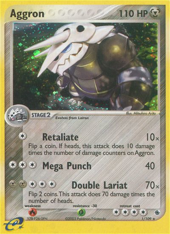 Aggron (1/109) [EX: Ruby &amp; Sapphire] 