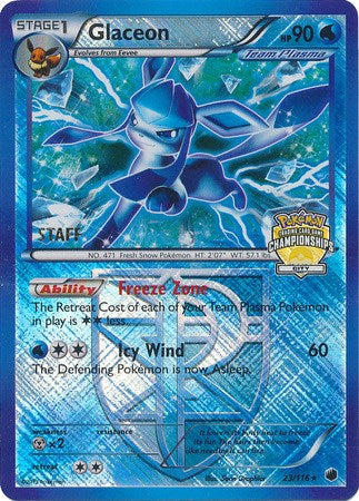 Glaceon (023/116) (City Championships) (Staff) [League &amp; Championship Cards] 