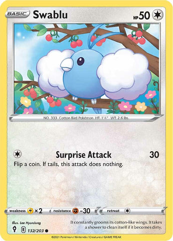 Swablu (132/203) [Sword &amp; Shield: Evolving Skies] 