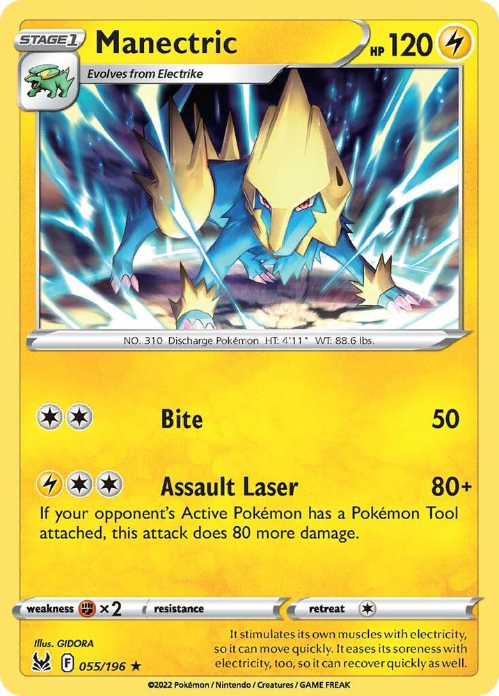 Manectric (055/196) [Sword &amp; Shield: Lost Origin] 