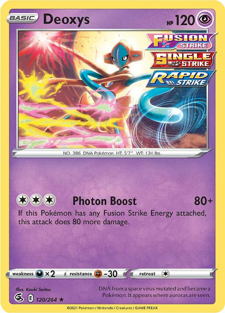 Deoxys (120/264) [Sword &amp; Shield: Fusion Strike] 