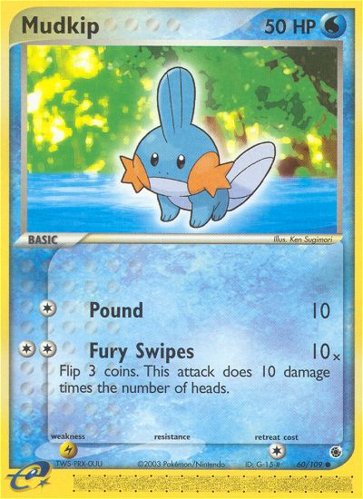 Mudkip (60/109) [EX: Ruby &amp; Sapphire] 