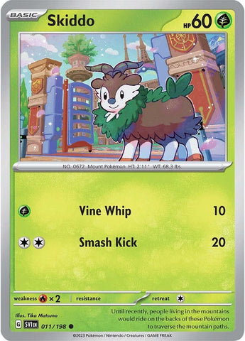 Skiddo (011/198) [Scarlet &amp; Purple: Base Set] 