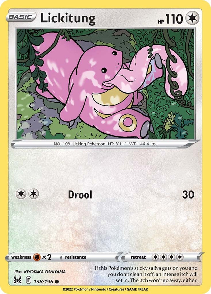 Lickitung (138/196) [Sword &amp; Shield: Lost Origin] 