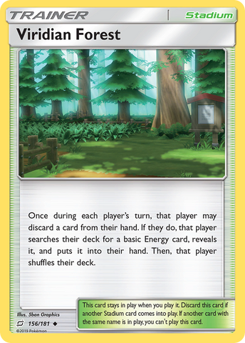 Viridian Forest (156/181) [Sun &amp; Moon: Team Up] 