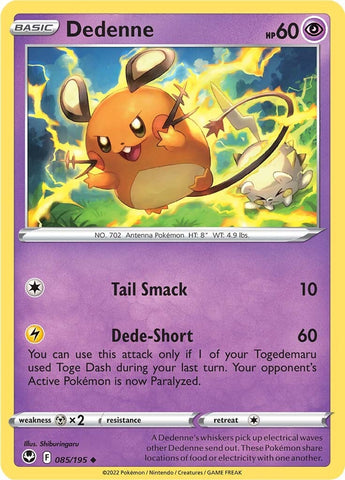 Dedenne (085/195) [Sword &amp; Shield: Silver Tempest] 