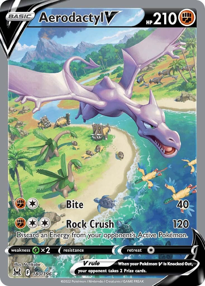 Aerodactyl V (180/196) [Sword & Shield: Lost Origin]