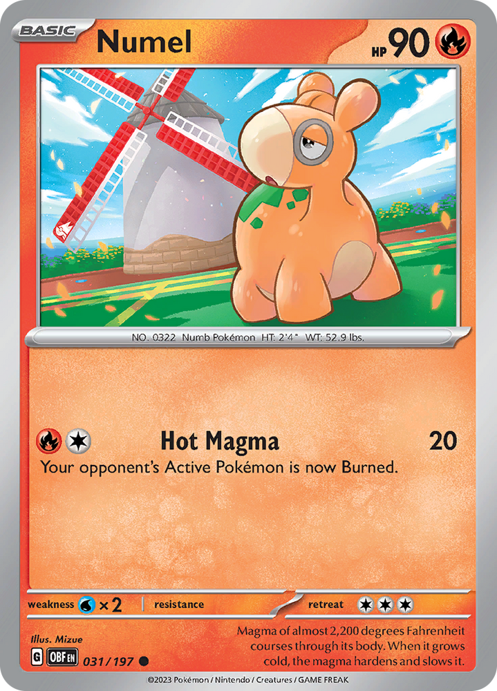 Numel (031/197) [Scarlet &amp; Violet: Obsidian Flames] 