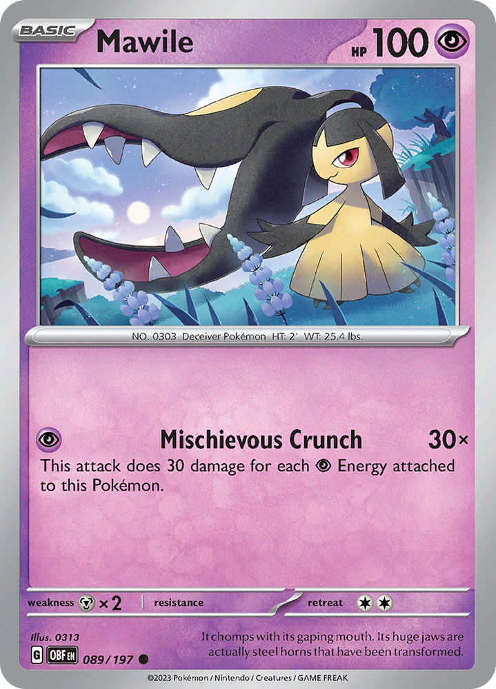 Mawile (089/197) [Scarlet &amp; Violet: Obsidian Flames] 