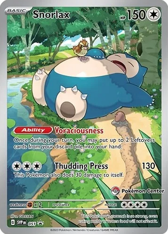 Snorlax (051) (Pokemon Center) [Scarlet &amp; Violet: Black Star Promos] 