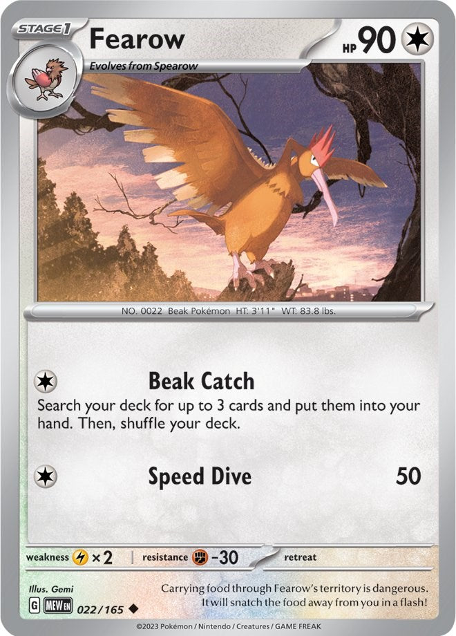 Fearow (022/165) [Scarlet & Violet: 151]