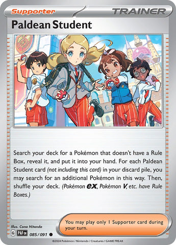 Paldean Student (085/091) [Scarlet & Violet: Paldean Fates]