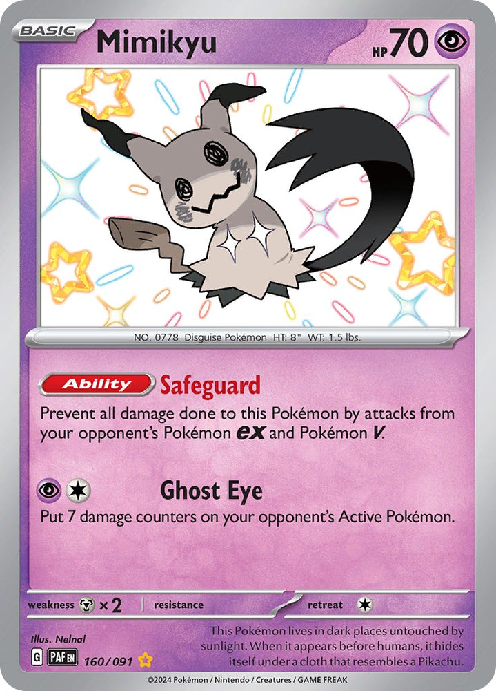 Mimikyu -160/091 [Scarlet & Violet: Paldean Fates]