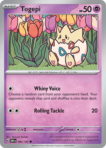 Togepi (083/197) [Scarlet &amp; Violet: Obsidian Flames] 