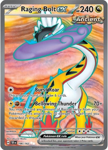 Raging Bolt ex (196/162) [Scarlet & Violet: Temporal Forces]