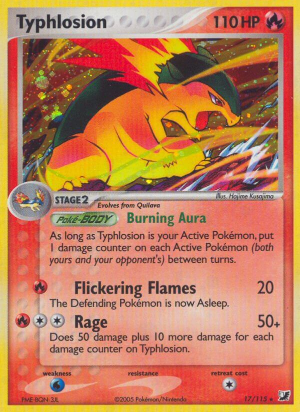 Typhlosion (17/115) (Theme Deck Exclusive) [EX: Unseen Forces] 