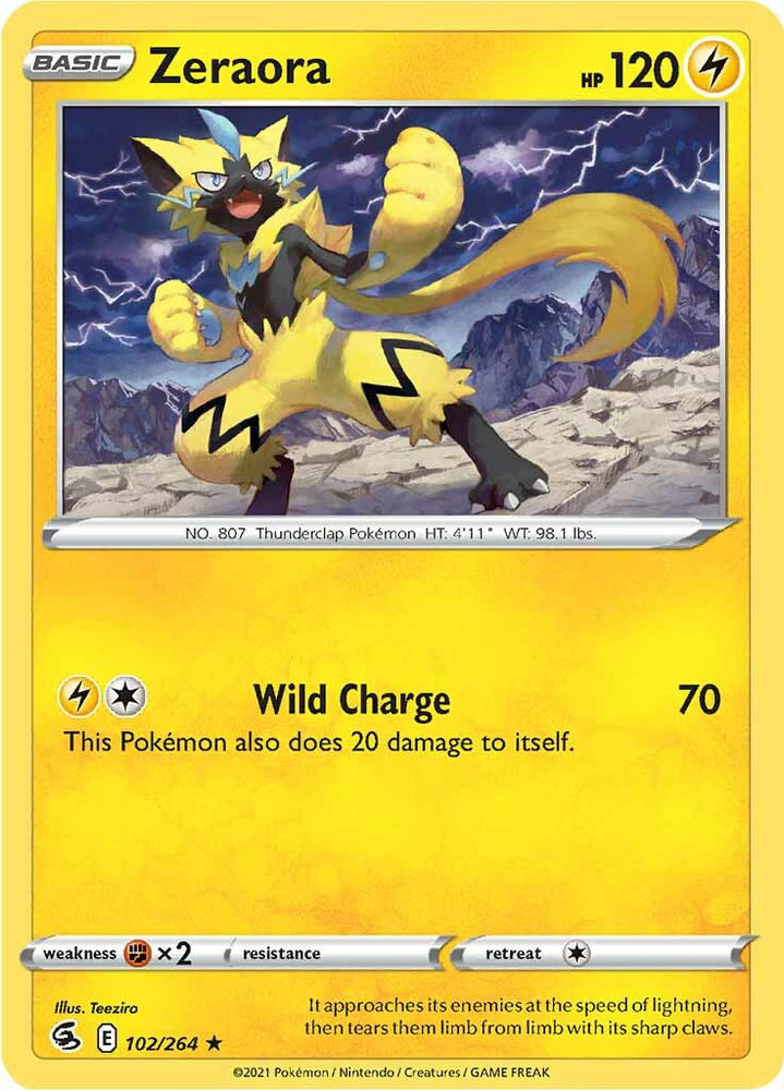 Zeraora (102/264) [Sword &amp; Shield: Fusion Strike] 