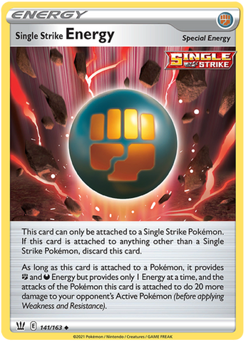 Single Strike Energy (141/163) [Sword &amp; Shield: Battle Styles] 