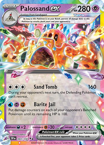 Palossand ex (091/191) [Scarlet & Violet: Surging Sparks]