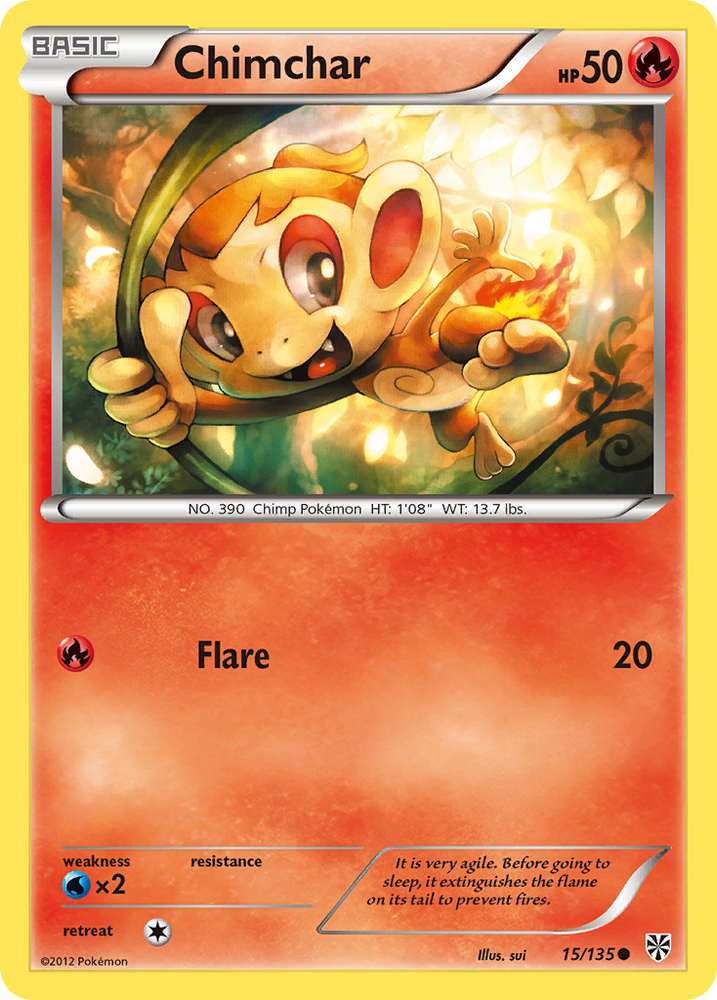 Chimchar (15/135) [Black &amp; White: Plasma Storm] 