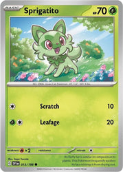 Sprigatito (013/198) (Paldea Collection) [Scarlet &amp; Violet: Base Set] 