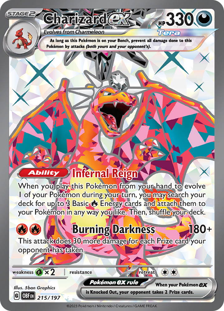 Charizard ex (215/197) [Scarlet &amp; Violet: Obsidian Flames] 