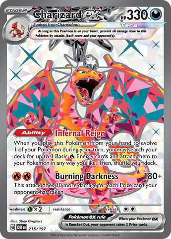 Charizard ex (215/197) [Scarlet &amp; Violet: Obsidian Flames] 