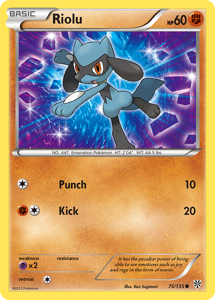Riolu (75/135) [Black &amp; White: Plasma Storm] 