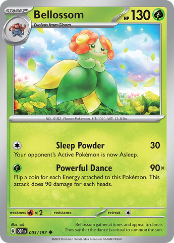 Bellossom (003/197) [Scarlet &amp; Violet: Obsidian Flames] 