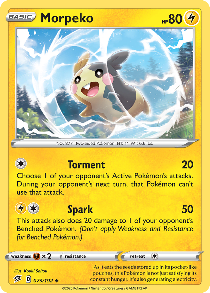 Morpeko (073/192) [Sword &amp; Shield: Rebel Clash] 