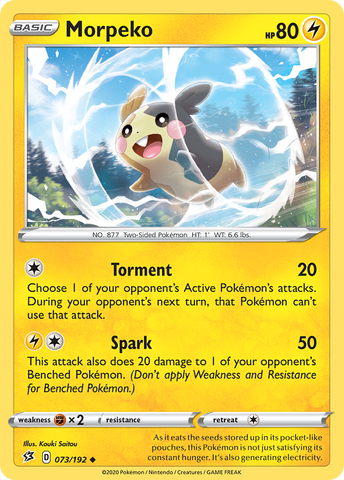 Morpeko (073/192) [Sword &amp; Shield: Rebel Clash] 