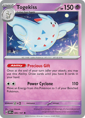 Togekiss (085/197) [Scarlet &amp; Violet: Obsidian Flames] 