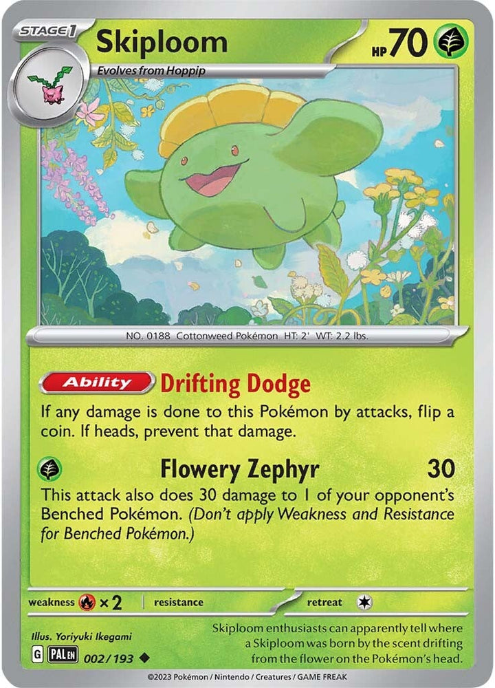 Skiploom (002/193) [Scarlet &amp; Violet: Paldea Evolved] 