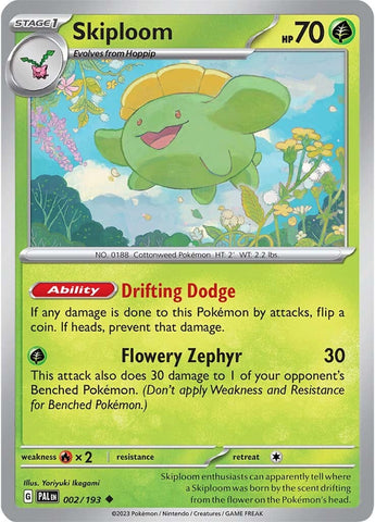 Skiploom (002/193) [Scarlet &amp; Violet: Paldea Evolved] 