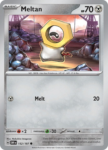 Meltan (152/197) [Scarlet &amp; Violet: Obsidian Flames] 