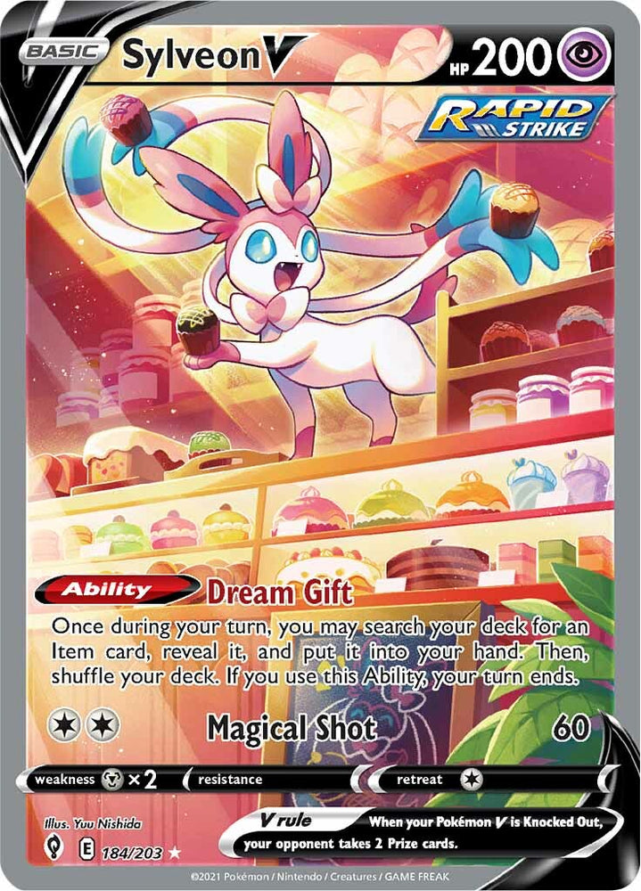 Sylveon V (184/203) [Sword &amp; Shield: Evolving Skies] 