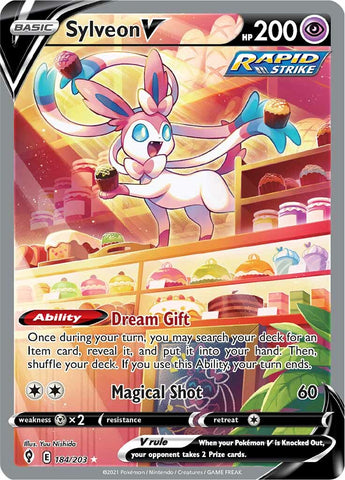 Sylveon V (184/203) [Sword &amp; Shield: Evolving Skies] 