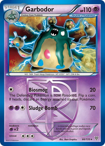 Garbodor (66/135) [Black &amp; White: Plasma Storm] 