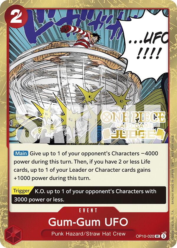 Gum-Gum UFO (Judge Pack Vol. 6) [One Piece Promotion Cards]