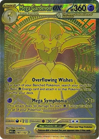 Mega Gardevoir ex (187/132) [Mega Evolution: Base Set]