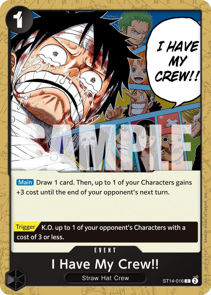 I Have My Crew!! (Reprint) [Premium Booster -The Best- Vol. 2]
