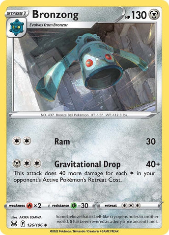 Bronzong (126/196) [Sword &amp; Shield: Lost Origin] 