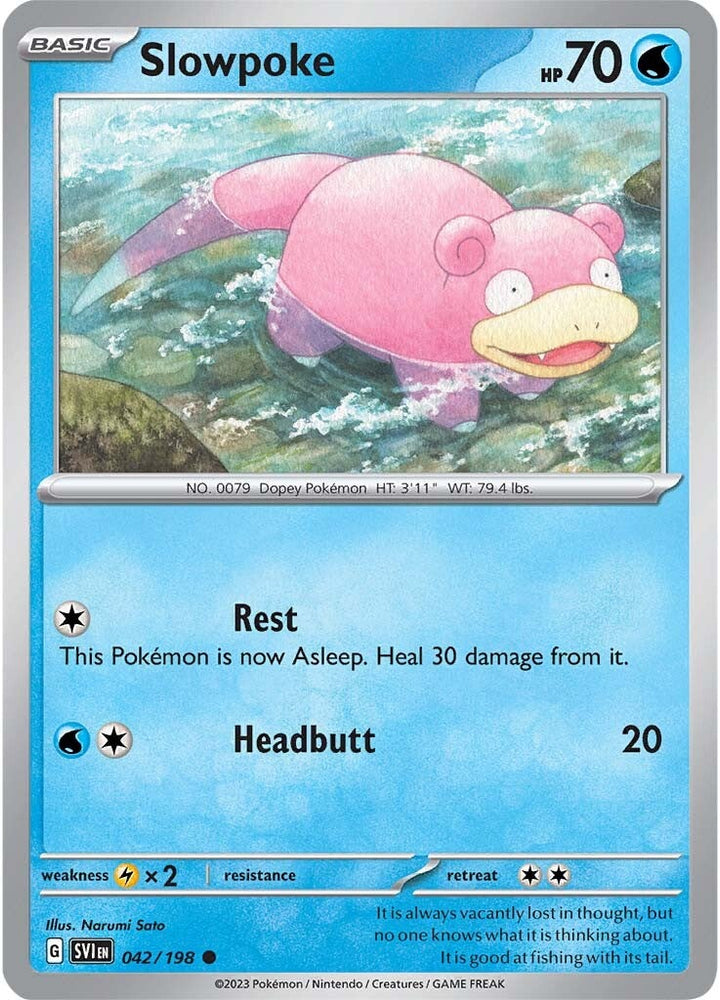 Slowpoke (042/198) [Scarlet &amp; Purple: Base Set] 