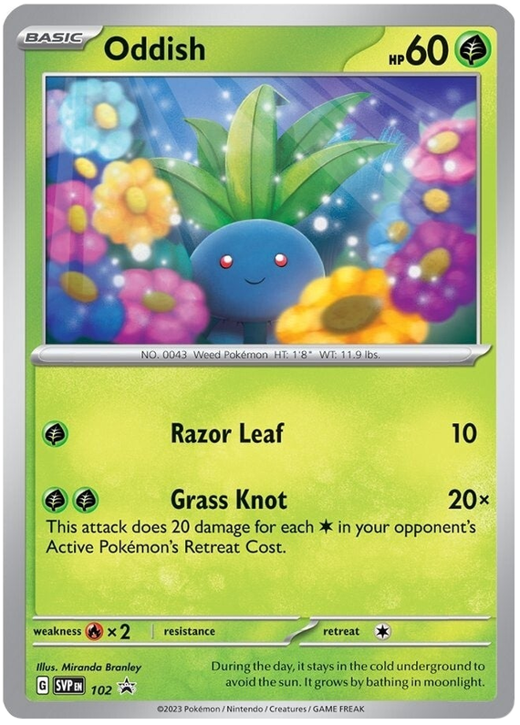 Oddish (102) [Scarlet & Violet: Black Star Promos]