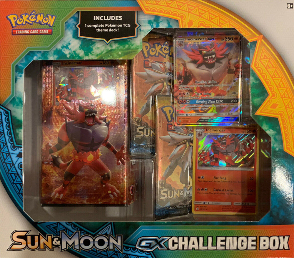 Sun &amp; Moon - Challenge Box (Incineroar GX) 